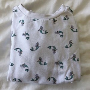 forever 21 mermaid crewneck